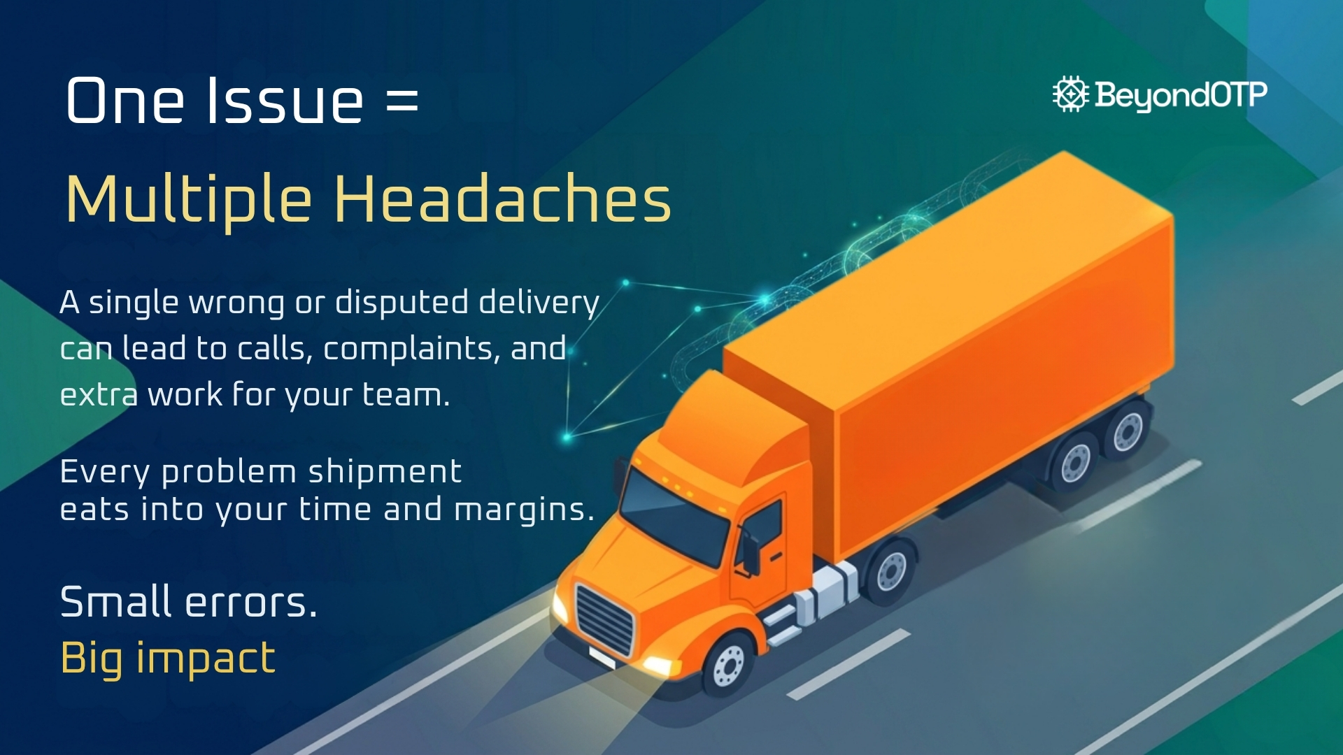 BeyondOTP Logistics Screenshot 2