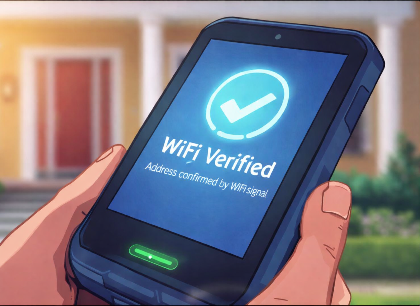 Confirmation - Successful delivery thanks to reliable signals.